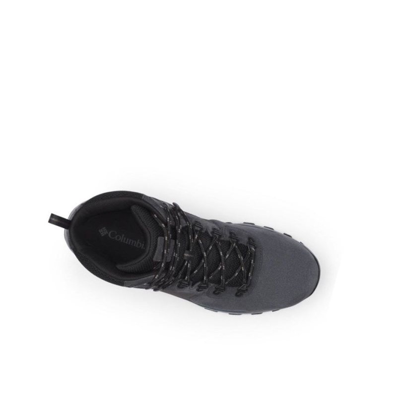 Columbia Newton Ridge Plus II Suede Waterproof Wide Yürüyüş Botu Erkek Koyu Gri Siyah | 32651-RCFM