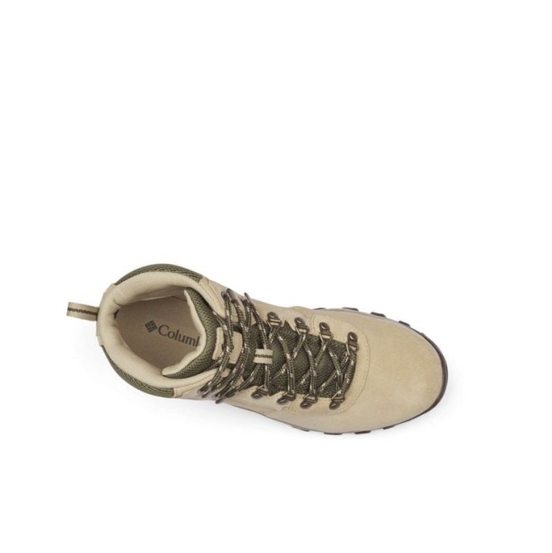 Columbia Newton Ridge Plus II Suede Waterproof Wide Yürüyüş Botu Erkek Bej Rengi | 04756-FBNX