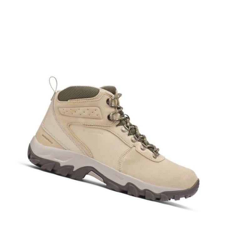 Columbia Newton Ridge Plus II Suede Waterproof Wide Yürüyüş Botu Erkek Bej Rengi | 04756-FBNX