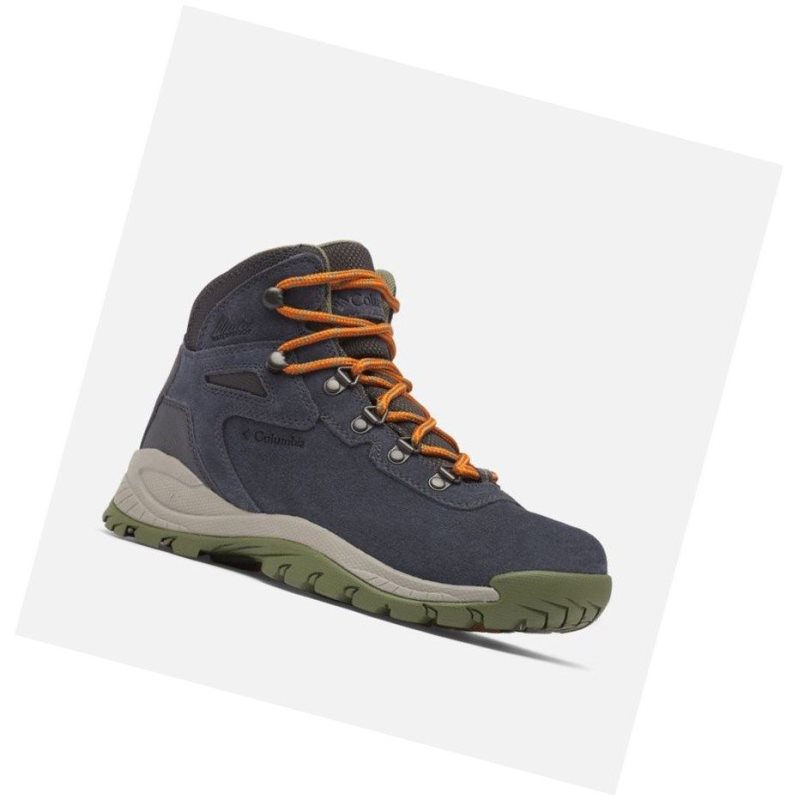 Columbia Newton Ridge Plus Waterproof Amped Wide Yürüyüş Botu Kadın Koyu Gri Yeşil | 91375-AJSX
