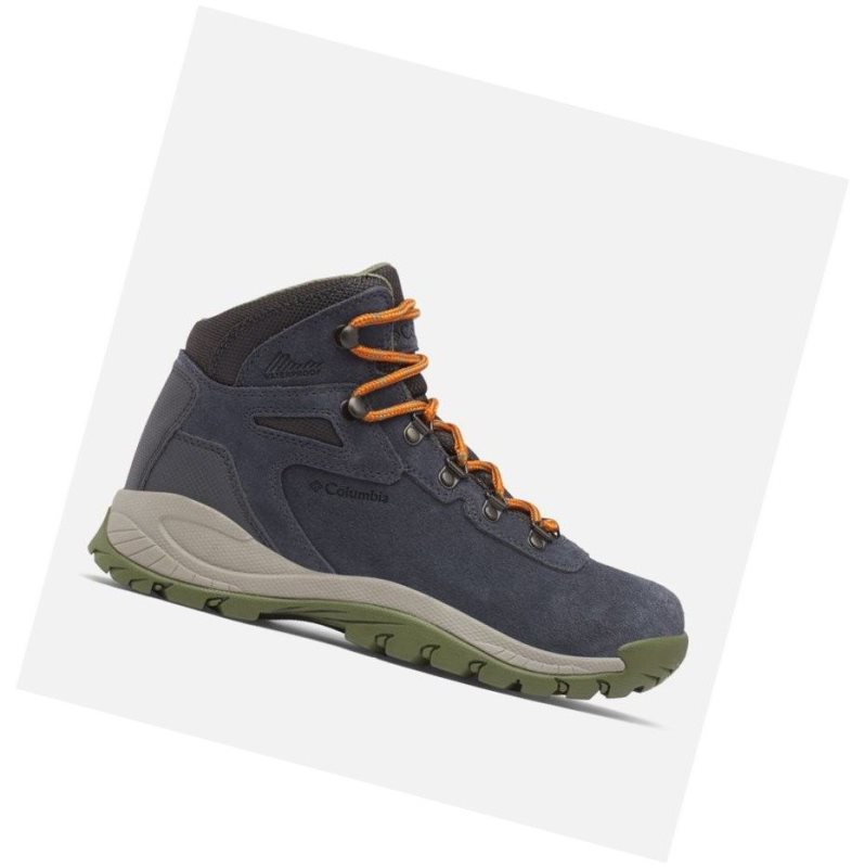 Columbia Newton Ridge Plus Waterproof Amped Wide Yürüyüş Botu Kadın Koyu Gri Yeşil | 91375-AJSX