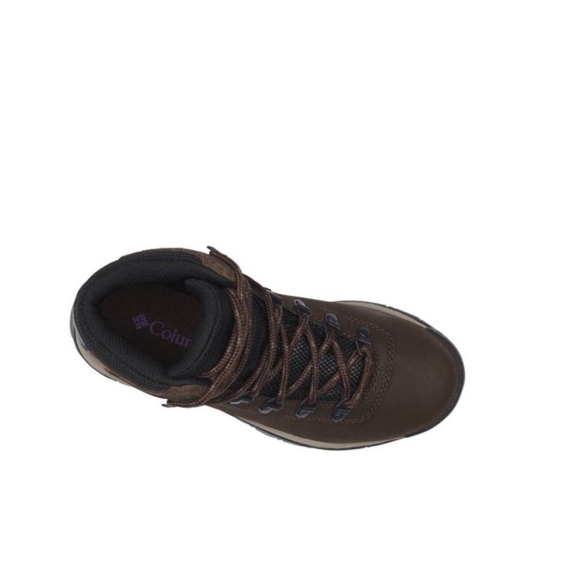 Columbia Newton Ridge Plus Waterproof Wide Yürüyüş Botu Kadın Koyu Kahverengi | 26738-WNYU