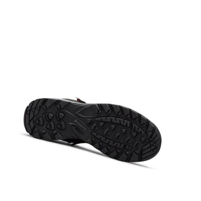 Columbia Newton Ridge Plus Waterproof Wide Yürüyüş Botu Kadın Siyah Kırmızı | 05167-HVBW