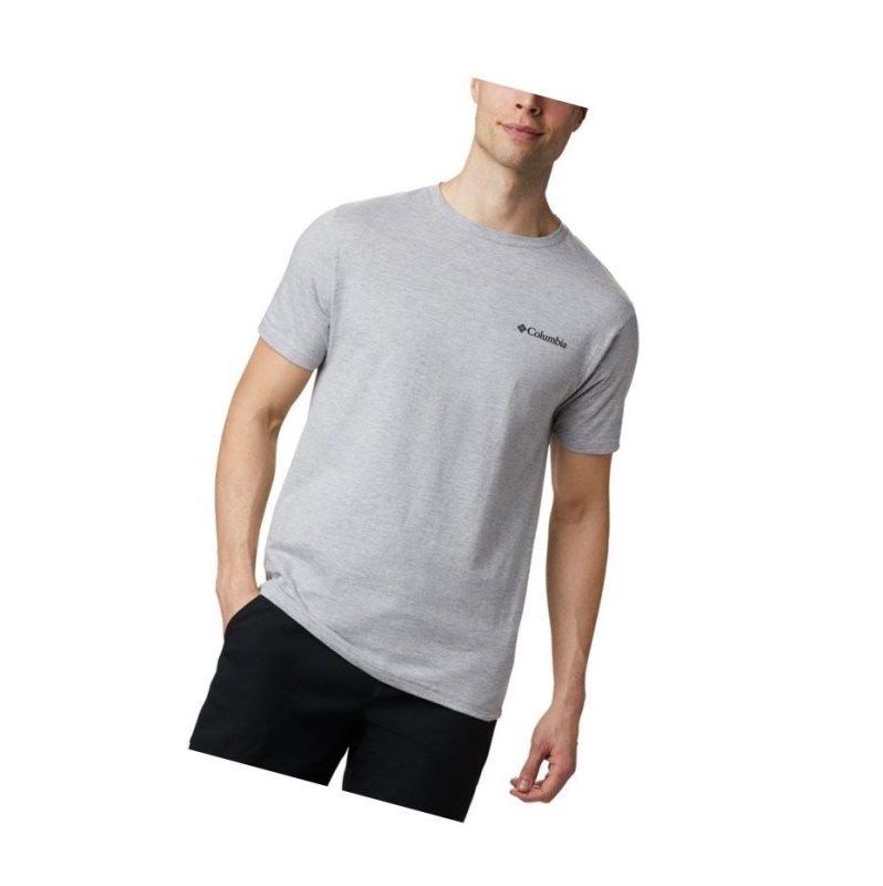 Columbia Oak Tişört Erkek Gri | 68432-LIRP