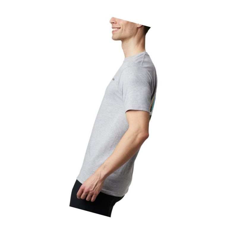 Columbia Oak Tişört Erkek Gri | 68432-LIRP