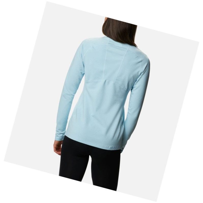 Columbia Omni-Heat 3D Knit Crew II Baselayer Sweatshirt Kadın Mavi | 16253-UXLM