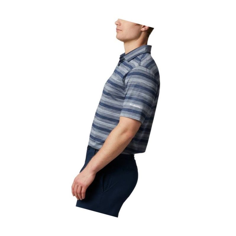 Columbia Omni-Wick Chatter Polo Gömlek Erkek Lacivert | 30561-FHYX