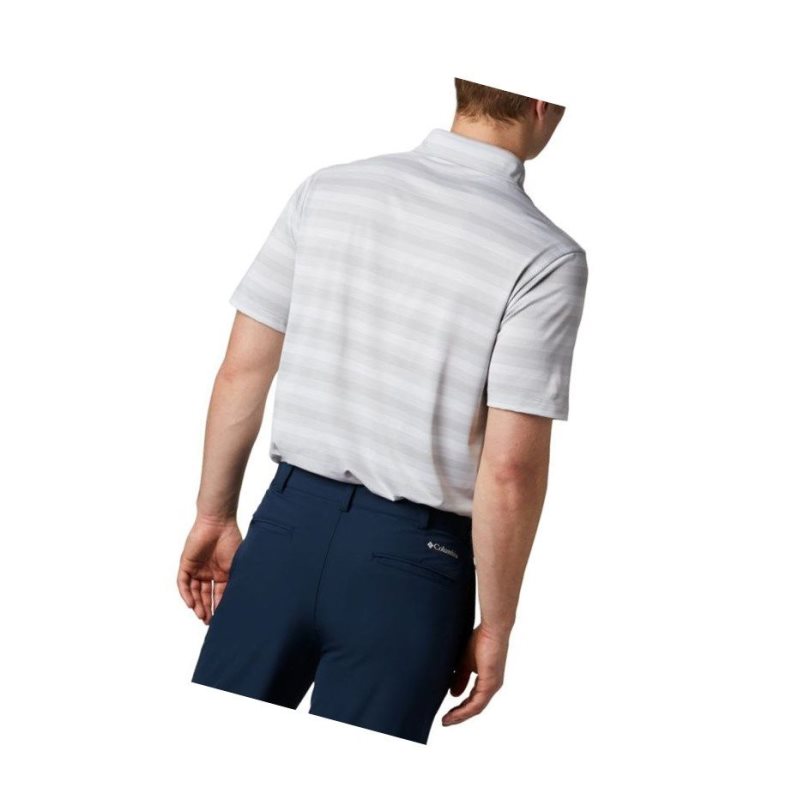 Columbia Omni-Wick Chatter Polo Gömlek Erkek Gri | 09534-BJDC