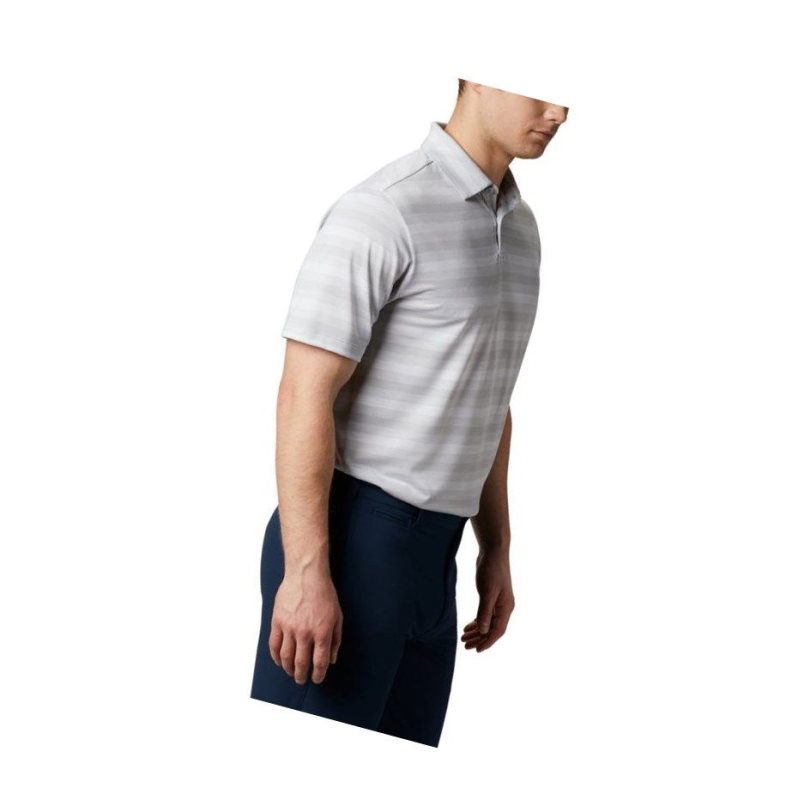 Columbia Omni-Wick Chatter Polo Gömlek Erkek Gri | 09534-BJDC