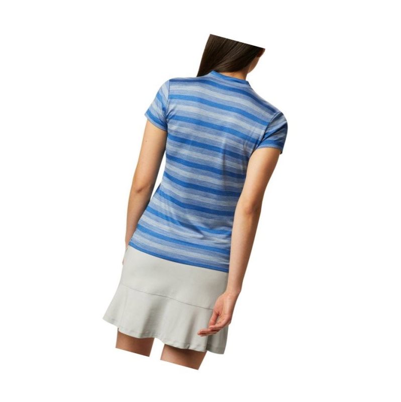 Columbia Omni-Wick Chatter Polo Gömlek Kadın Koyu Mavi | 27906-EVDG