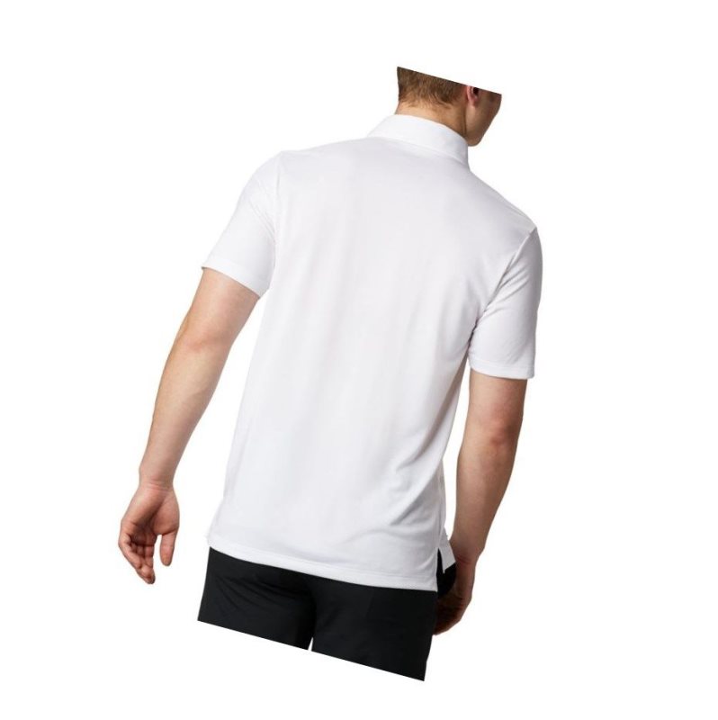 Columbia Omni-Wick Drive Polo Gömlek Erkek Beyaz | 75423-ELOW