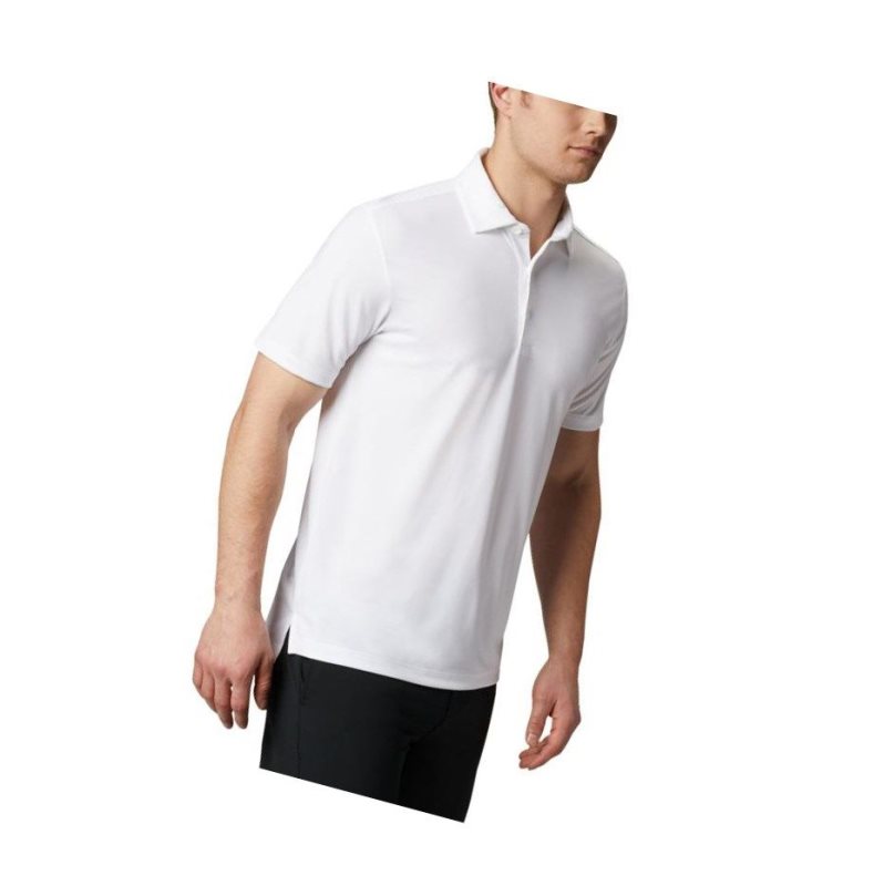 Columbia Omni-Wick Drive Polo Gömlek Erkek Beyaz | 75423-ELOW