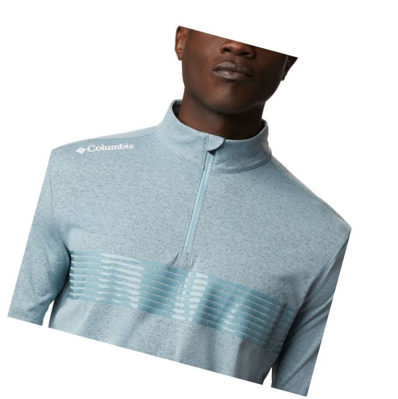 Columbia Omni-Wick Dynamic Sweatshirt Erkek Mavi | 71694-MOFB