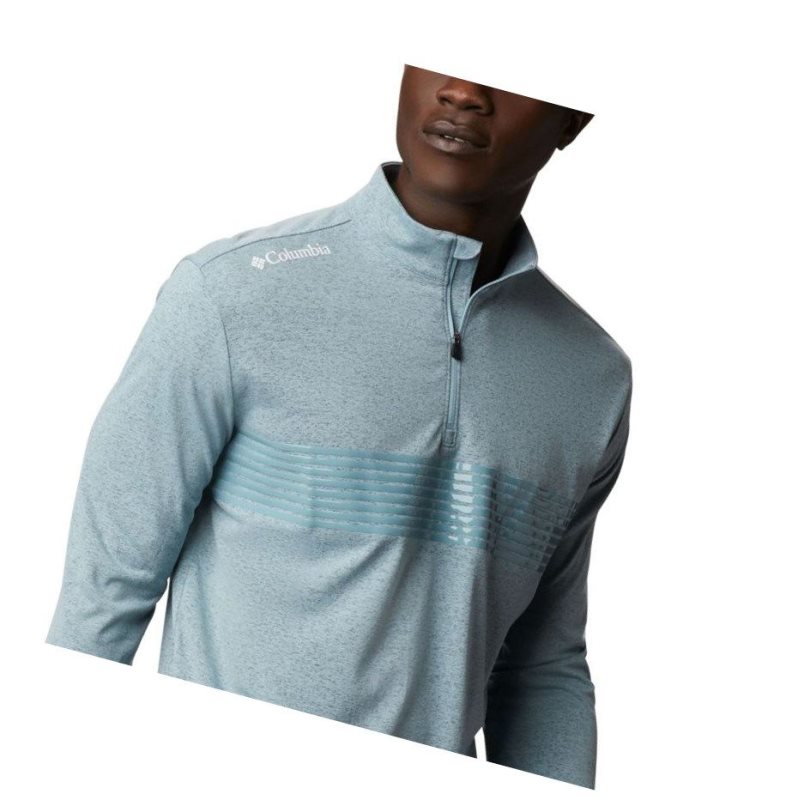 Columbia Omni-Wick Dynamic Sweatshirt Erkek Mavi | 71694-MOFB