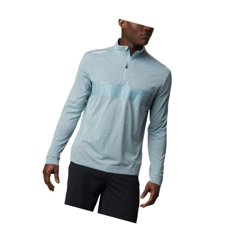 Columbia Omni-Wick Dynamic Sweatshirt Erkek Mavi | 71694-MOFB