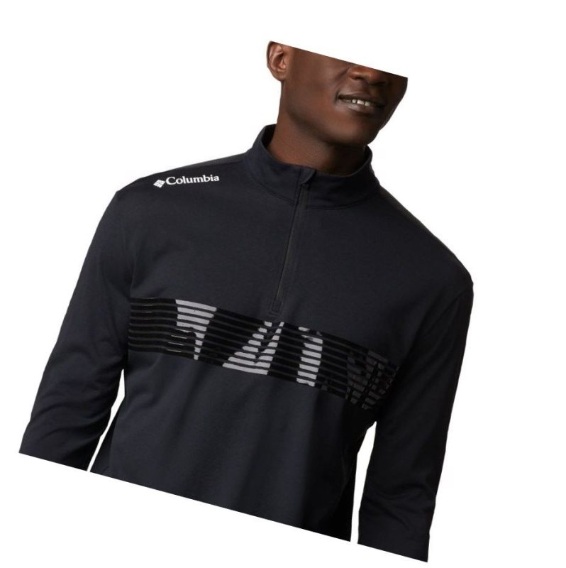 Columbia Omni-Wick Dynamic Sweatshirt Erkek Siyah | 02814-DBQT