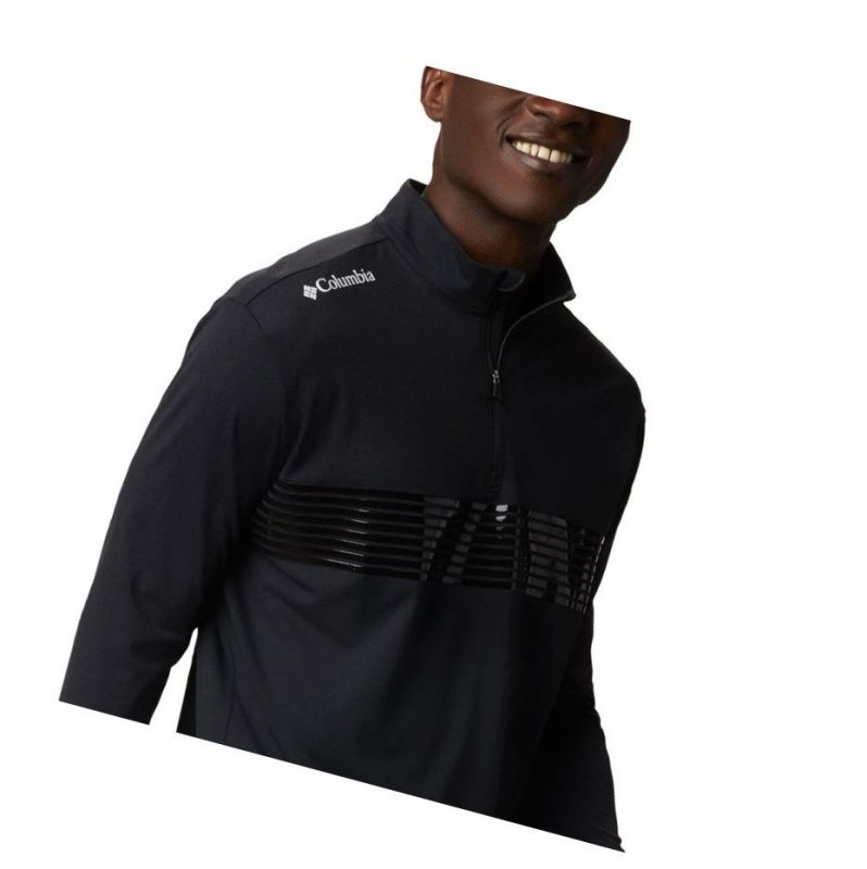 Columbia Omni-Wick Dynamic Sweatshirt Erkek Siyah | 02814-DBQT