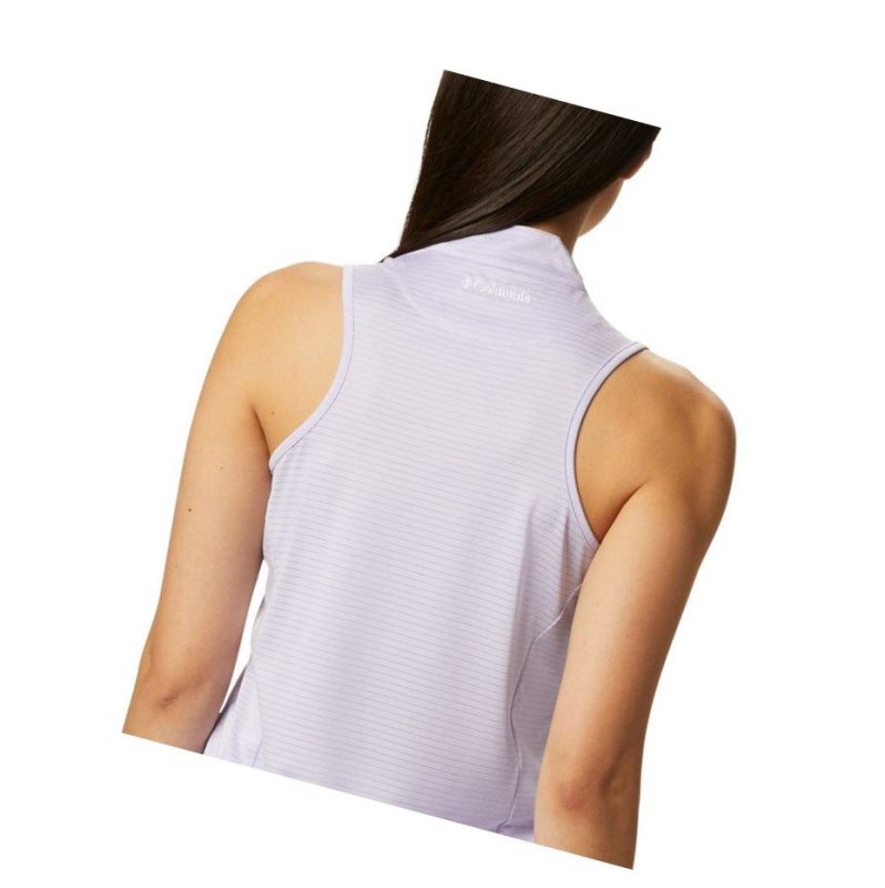 Columbia Omni-Wick Hole High Sleeveless Polo Gömlek Kadın Mor | 03957-VWPR
