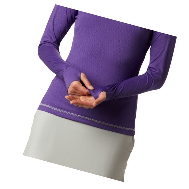 Columbia Omni-Wick New Classic Sweatshirt Kadın Mor | 73064-UDLI