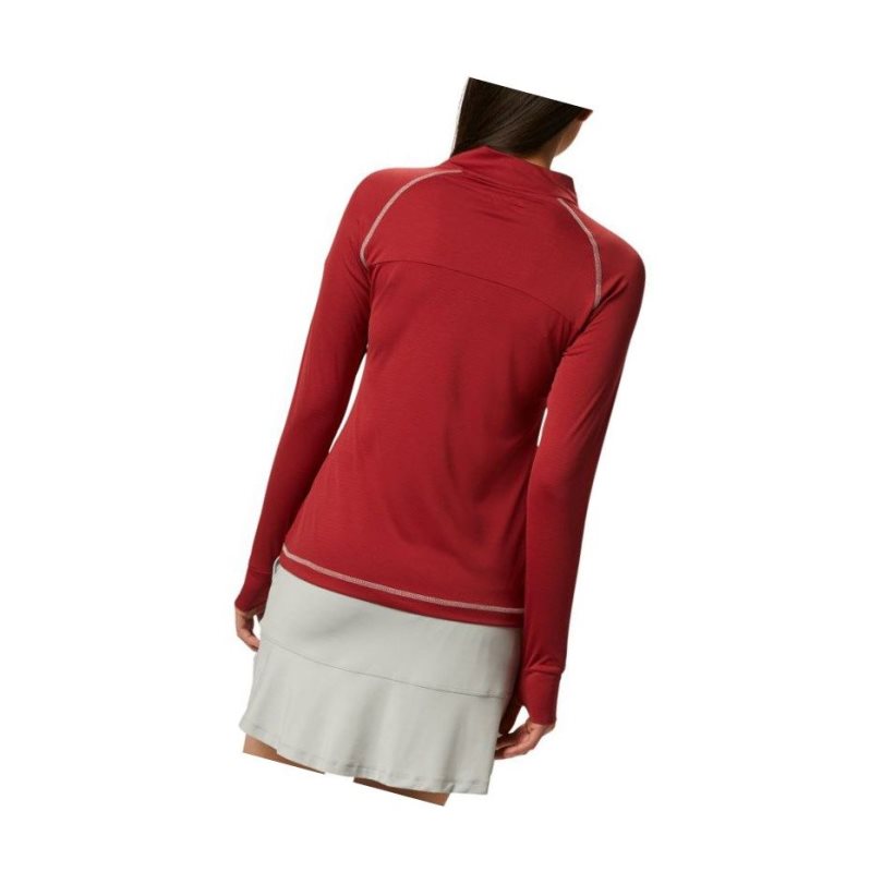 Columbia Omni-Wick New Classic Sweatshirt Kadın Kırmızı | 32480-UFGK