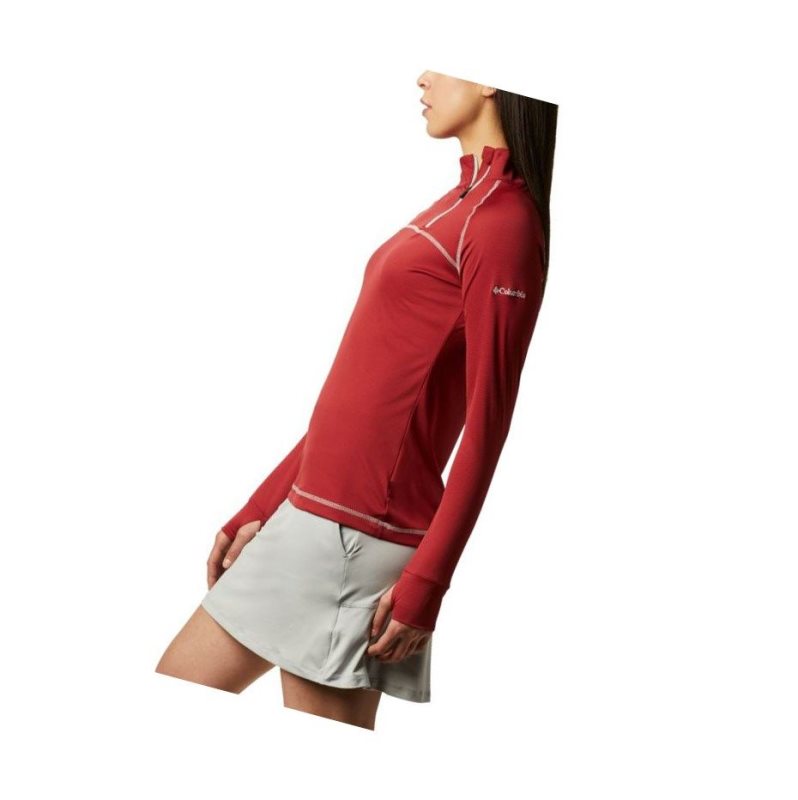 Columbia Omni-Wick New Classic Sweatshirt Kadın Kırmızı | 32480-UFGK