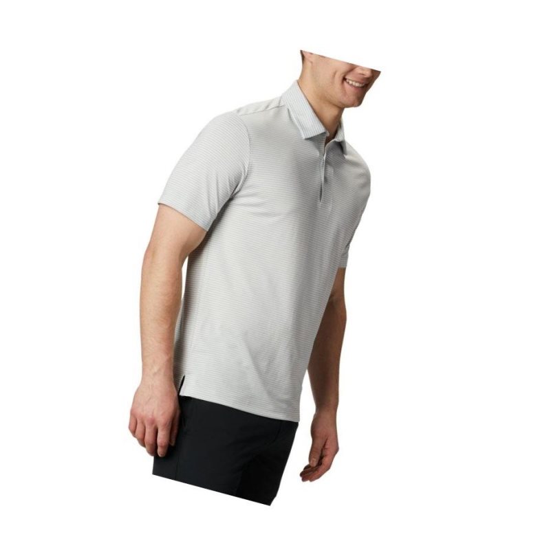 Columbia Omni-Wick One Swing Polo Gömlek Erkek Gri | 65429-KJUZ