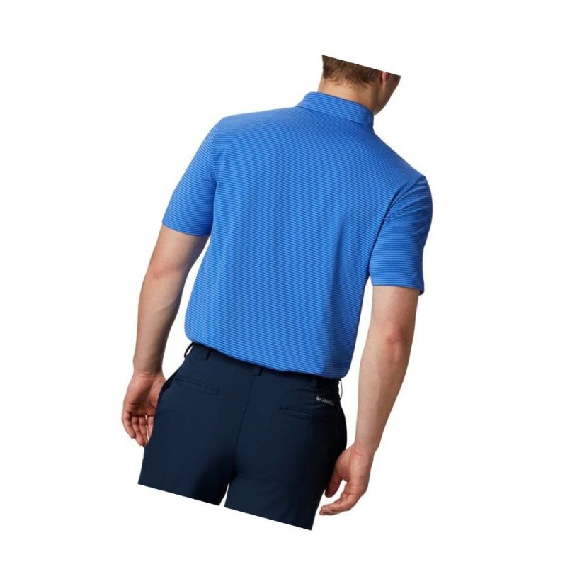 Columbia Omni-Wick One Swing Polo Gömlek Erkek Koyu Mavi | 45892-DRYH