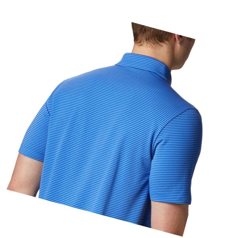 Columbia Omni-Wick One Swing Polo Gömlek Erkek Koyu Mavi | 45892-DRYH