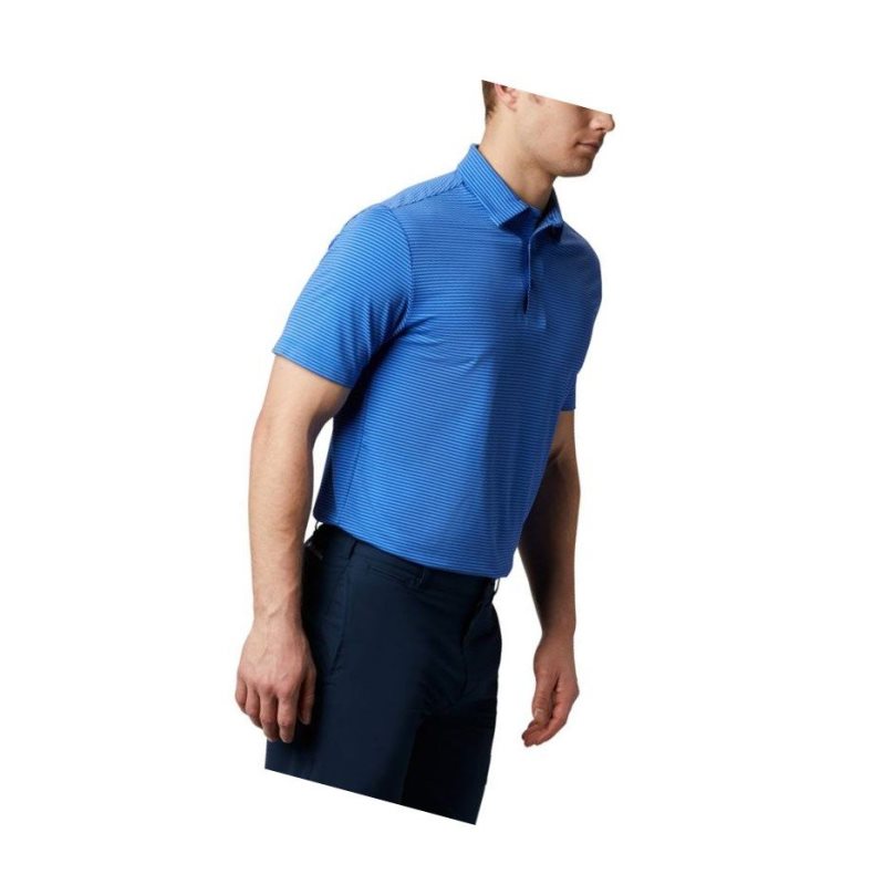 Columbia Omni-Wick One Swing Polo Gömlek Erkek Koyu Mavi | 45892-DRYH
