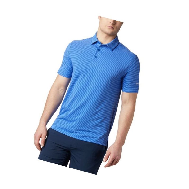 Columbia Omni-Wick One Swing Polo Gömlek Erkek Koyu Mavi | 45892-DRYH
