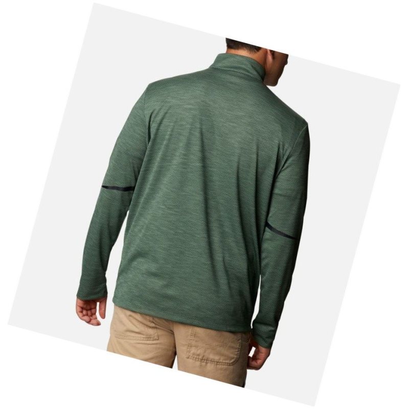 Columbia Omni-Wick Scorecard Sweatshirt Erkek Yeşil | 52483-FSIJ