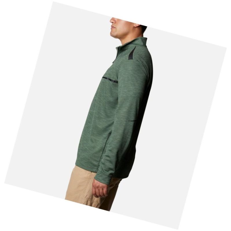 Columbia Omni-Wick Scorecard Sweatshirt Erkek Yeşil | 52483-FSIJ