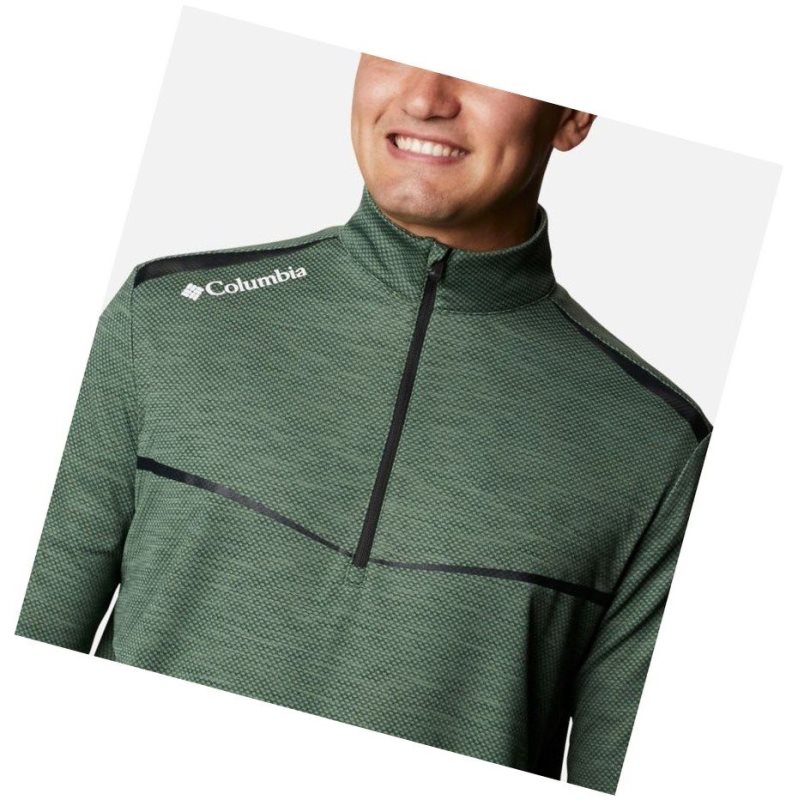 Columbia Omni-Wick Scorecard Sweatshirt Erkek Yeşil | 52483-FSIJ