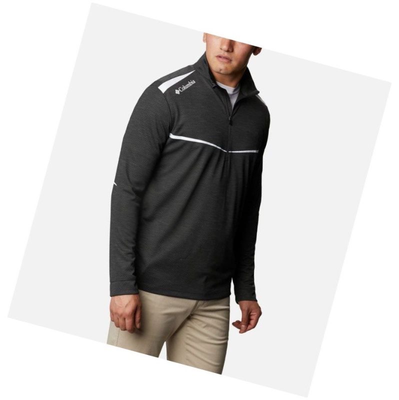 Columbia Omni-Wick Scorecard Sweatshirt Erkek Siyah | 45186-SNEG