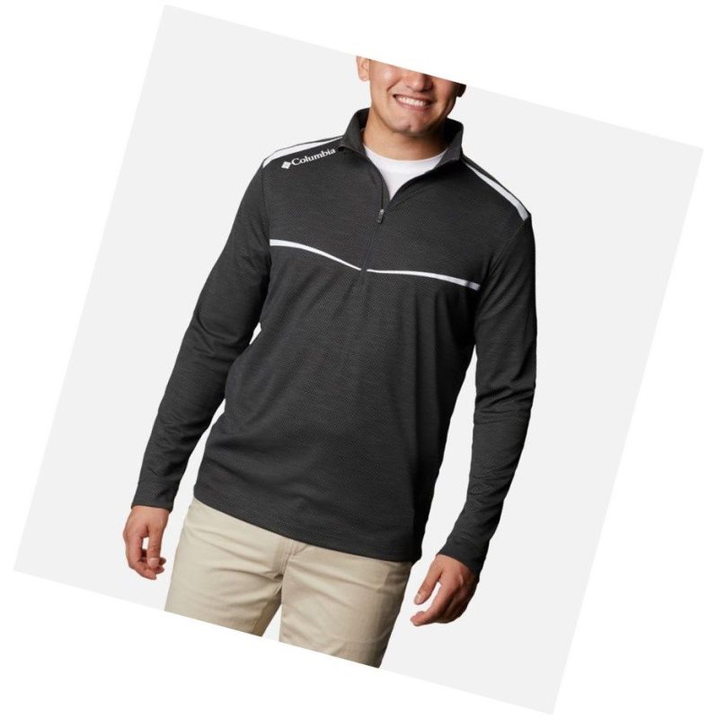 Columbia Omni-Wick Scorecard Sweatshirt Erkek Siyah | 45186-SNEG