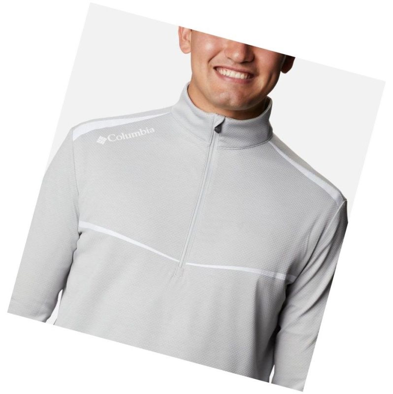 Columbia Omni-Wick Scorecard Sweatshirt Erkek Gri | 19725-DWOF