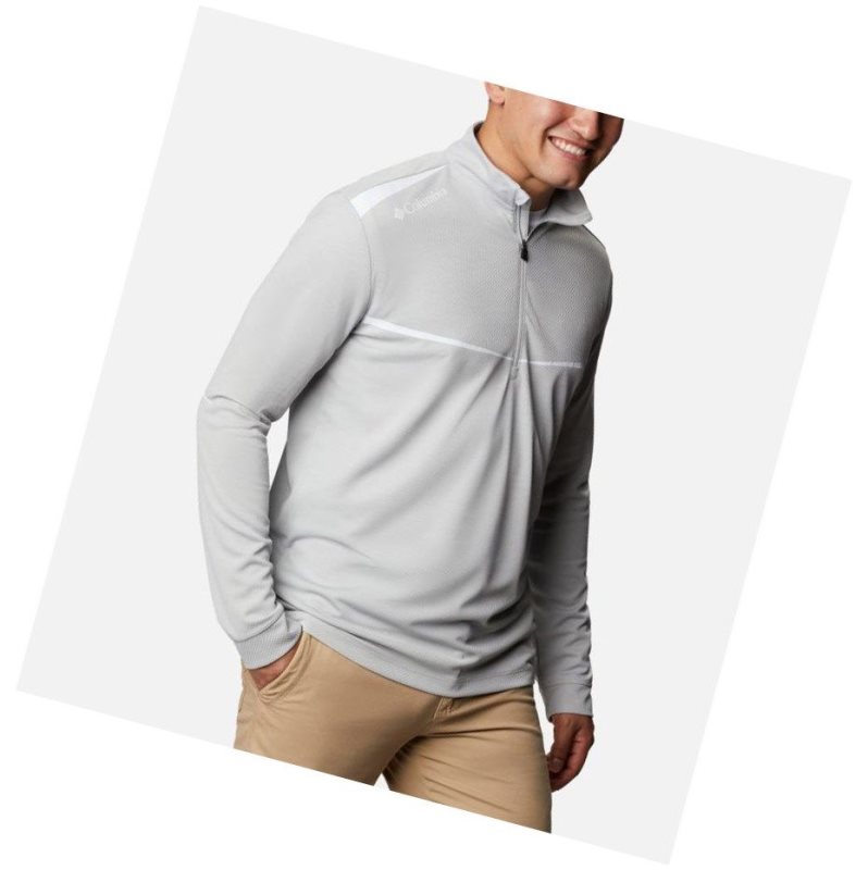 Columbia Omni-Wick Scorecard Sweatshirt Erkek Gri | 19725-DWOF