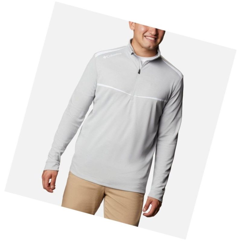 Columbia Omni-Wick Scorecard Sweatshirt Erkek Gri | 19725-DWOF
