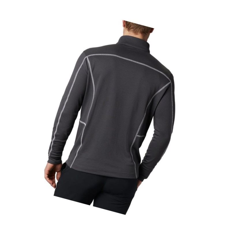 Columbia Omni-Wick Shotgun Quarter-Zip Sweatshirt Erkek Gri | 07851-TIVZ