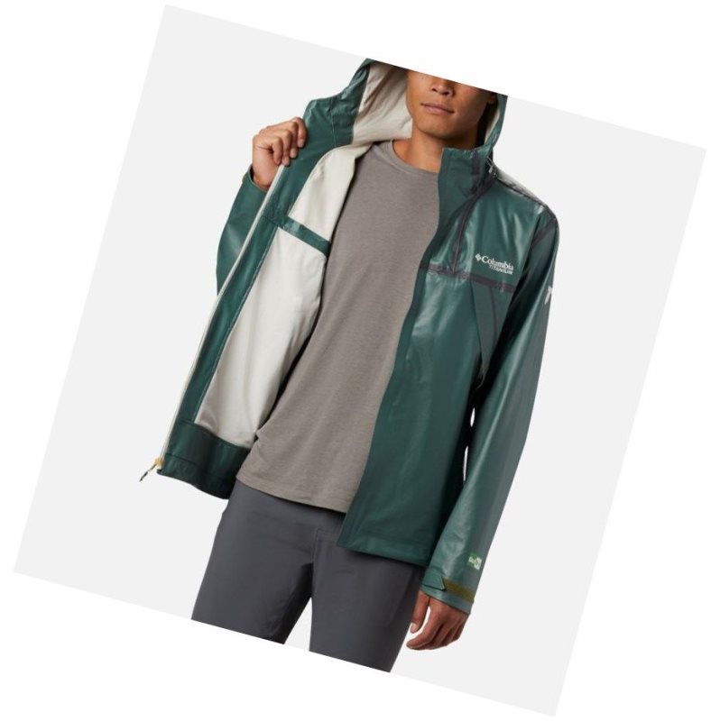 Columbia OutDry Ex Eco II Tech Shell Mont Erkek Yeşil | 94162-RUSH