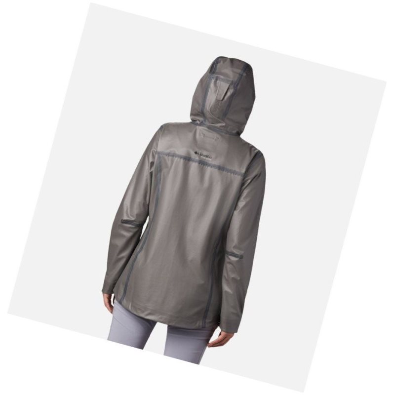 Columbia OutDry Ex Eco Shell Mont Kadın Gri | 20573-DWEQ