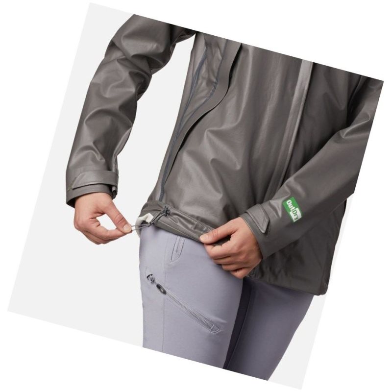 Columbia OutDry Ex Eco Shell Mont Kadın Gri | 20573-DWEQ