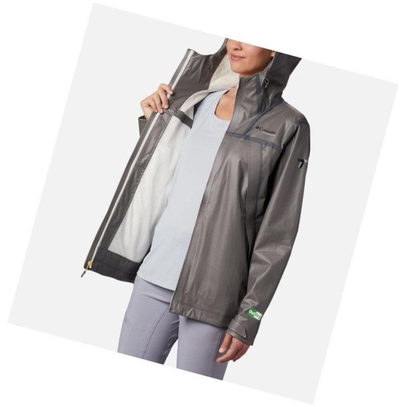 Columbia OutDry Ex Eco Shell Mont Kadın Gri | 20573-DWEQ