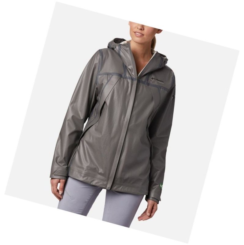 Columbia OutDry Ex Eco Shell Mont Kadın Gri | 20573-DWEQ