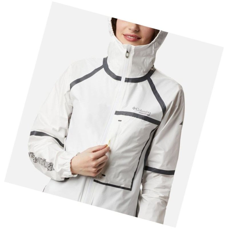 Columbia OutDry Ex Lightweight Shell Mont Kadın Beyaz | 54729-AZSG