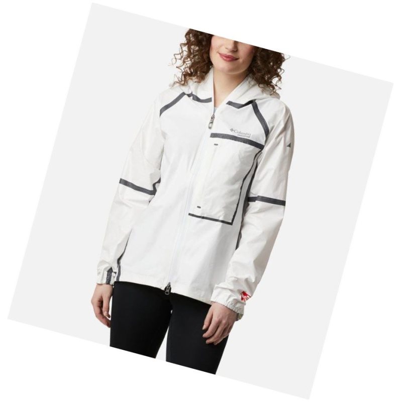 Columbia OutDry Ex Lightweight Shell Mont Kadın Beyaz | 54729-AZSG