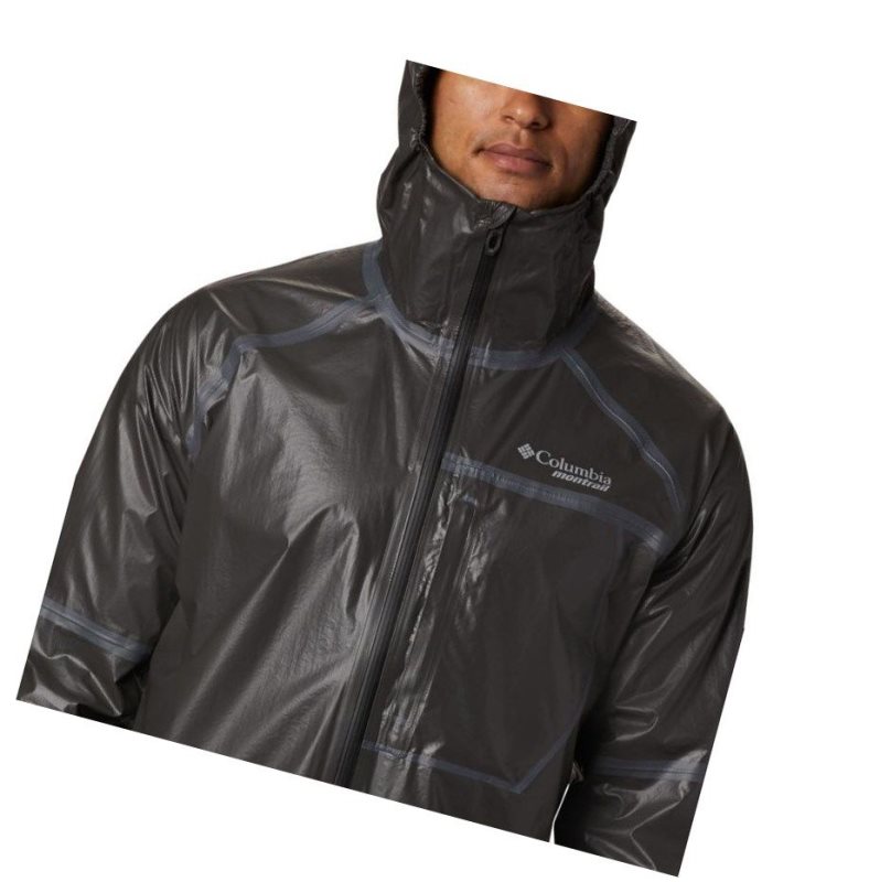 Columbia OutDry Ex Lightweight Shell Mont Erkek Siyah | 24537-TQGH