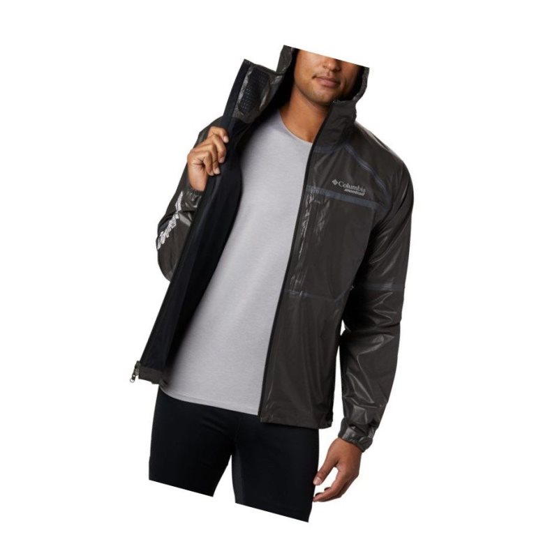 Columbia OutDry Ex Lightweight Shell Mont Erkek Siyah | 24537-TQGH