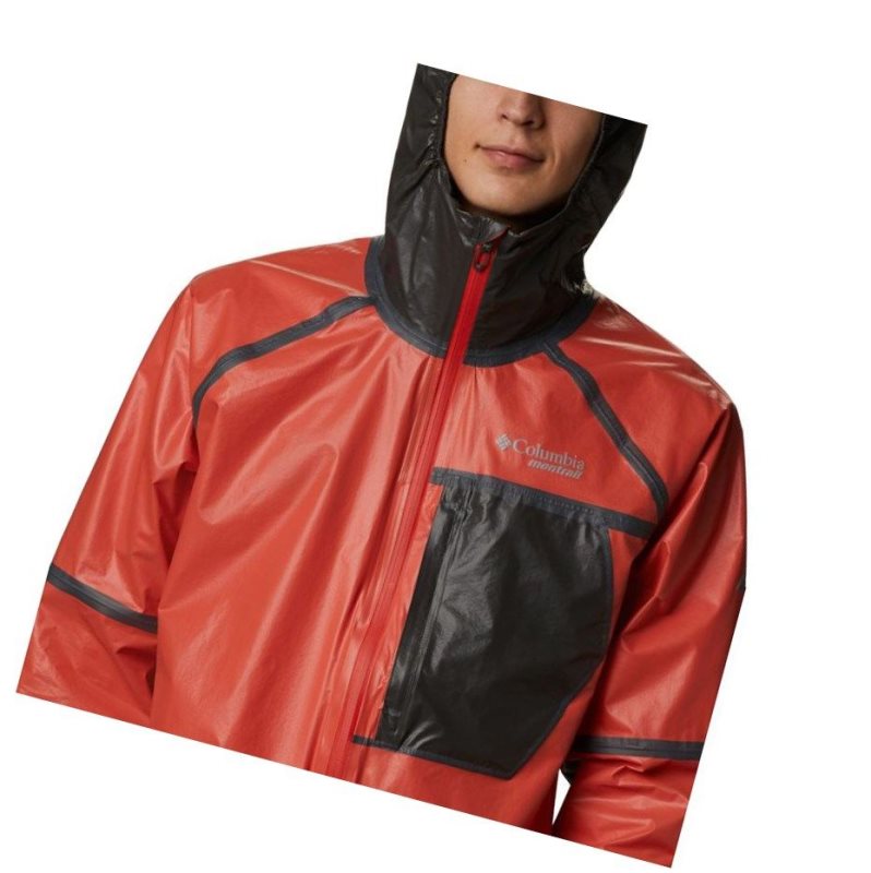 Columbia OutDry Ex Lightweight Shell Mont Erkek Bordo | 23041-KLNQ