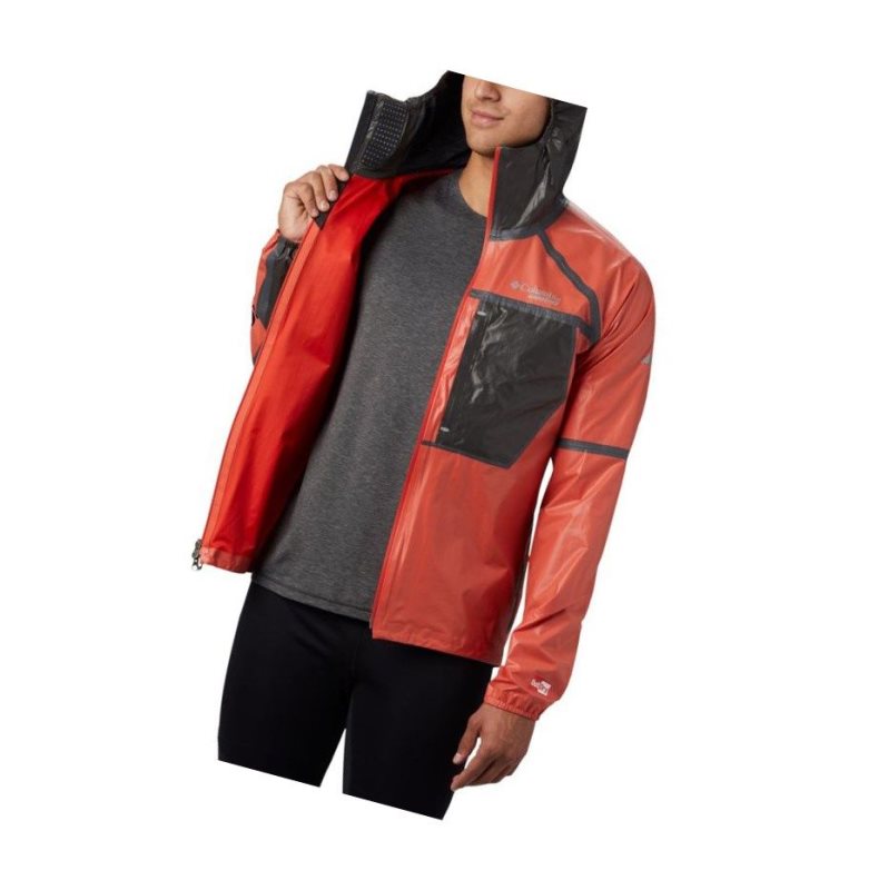 Columbia OutDry Ex Lightweight Shell Mont Erkek Bordo | 23041-KLNQ